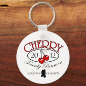 さくらんぼファミリー懇親会キーチェーンライト キーホルダー (正面)