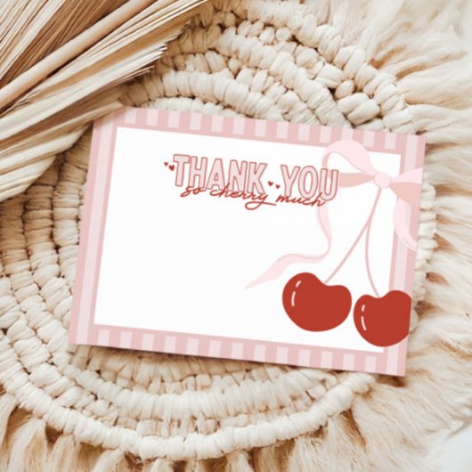 さくらんぼファーストコケットガールズ誕生日 サンキューカード