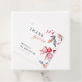 さくらんぼファーストピンクボウコケット1st誕生日 フェイバータグ (インサイチュ)