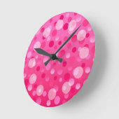 さくらんぼフィズ'バブル'クロック周り ラウンド壁時計 (傾斜)