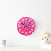 さくらんぼフィズ'バブル'クロック周り ラウンド壁時計 (ホーム)