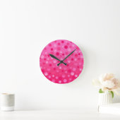 さくらんぼフィズ時計周り ラウンド壁時計 (ホーム)