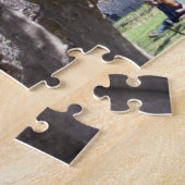 さくらんぼフラズセントラルパークニューヨークシティNYC ジグソーパズル (側面)