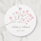 さくらんぼフラズツリーブランチ結婚ズ フェイバータグ (正面)