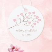 さくらんぼフラズツリーブランチ結婚ズ フェイバータグ