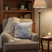 さくらんぼフラズパステルウォーターカラーランドスケープ クッション