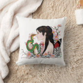 さくらんぼフラズフェアリーのドラゴンフレンドシップ クッション (ブランケット)