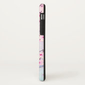 さくらんぼフラズランドスケープピンクターコイズモノグラム Case-Mate iPhoneケース (裏面/左)