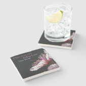 さくらんぼフラッズルミ引用文 ストーンコースター (横)