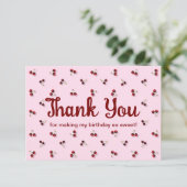 さくらんぼフラットサンキューカード サンキューカード (スタンド正面)