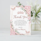 さくらんぼフラムスバラ金ゴールド蝶キンセアニラ サンキューカード (スタンド正面)