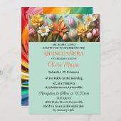 さくらんぼフラムスバラ金ゴールド蝶キンセアニラ 招待状 (正面/裏面)