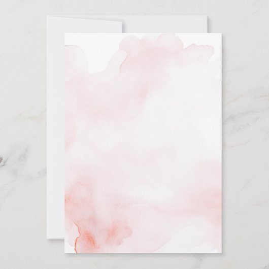 さくらんぼフラムスベビーイン開花招待状 招待状 (裏面)