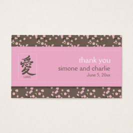 さくらんぼフラムス結婚式の引き出物ラベル