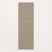 さくらんぼフラムズブラック+ベージュ ヨガマット (裏面)