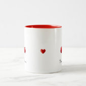 さくらんぼフルーツオンホワイトソウルシスターズ ツートーンマグカップ (中央)