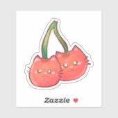 さくらんぼフルーツキャッツ シール (シート)