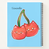 さくらんぼフルーツキャッツ ノートブック (裏面)