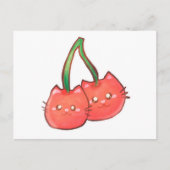 さくらんぼフルーツキャッツ ポストカード (正面)