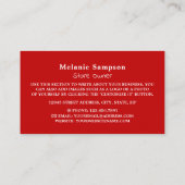 さくらんぼフルーツ健康食品店 名刺 (裏面)