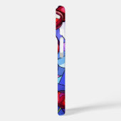 さくらんぼフルーツ染色ガラスモノグラム Case-Mate iPhoneケース (裏面 / 左)