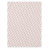 さくらんぼフルーツONホワイト テーブルクロス (正面)