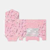 さくらんぼフローズピンク感謝していグリッターユー誕生日 フェイバーボックス (折り畳みなし)