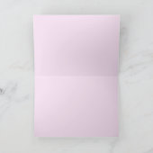 さくらんぼフローラ折り空白の返しグリーティングカード カード (内部)