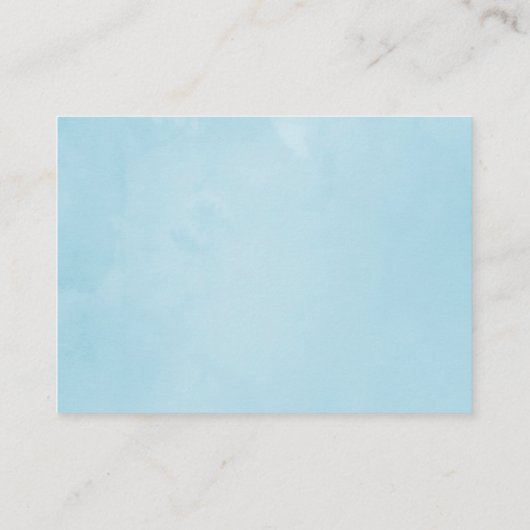 さくらんぼフローラ赤ちゃんシャワーおむつラッフル エンクロージャーカード (裏面)