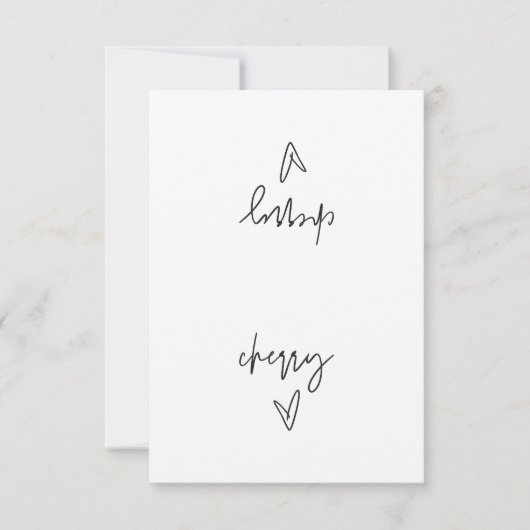 さくらんぼフードラベルテントカード (正面)