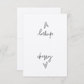 さくらんぼフードラベルテントカード (正面/裏面)