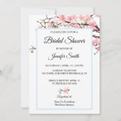 さくらんぼブライダルシャワーピンクブルーカード シーズンカード (正面)