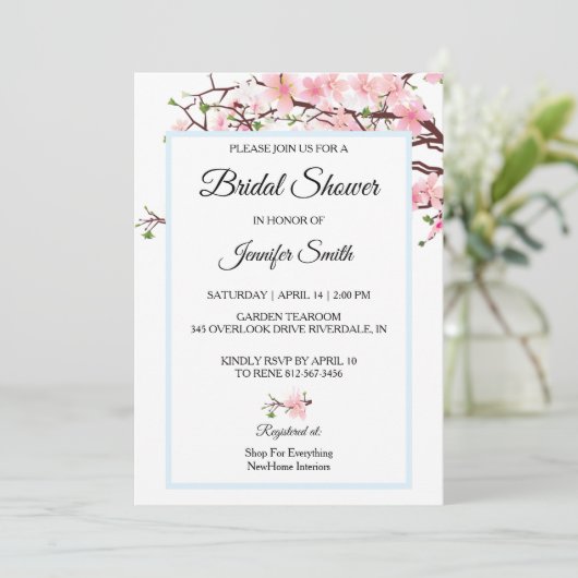 さくらんぼブライダルシャワーピンクブルーカード シーズンカード (スタンド正面)