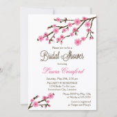 さくらんぼブライダルシャワー 招待状 (正面)
