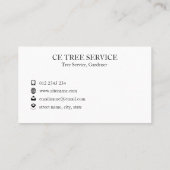 さくらんぼブラウス桜 名刺 (裏面)