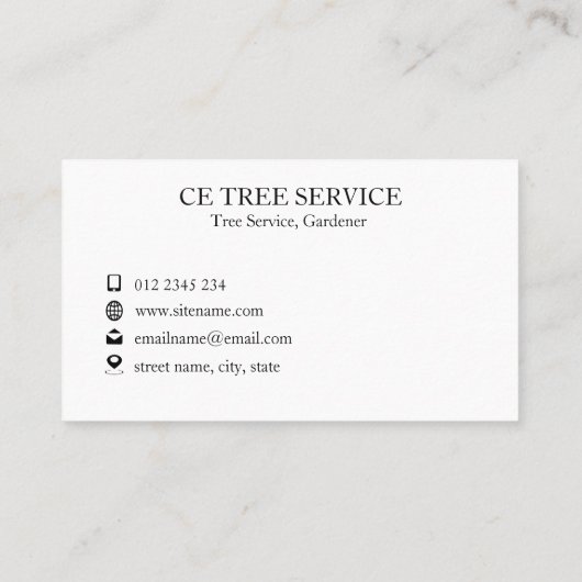 さくらんぼブラウス桜 名刺 (裏面)