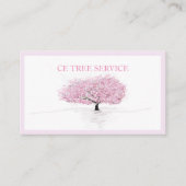 さくらんぼブラウス桜 名刺 (正面)