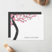 さくらんぼブラウズフラットサンキューカード ノートカード (正面/裏面インサイチュ)