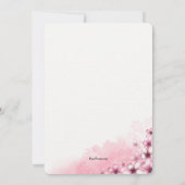 さくらんぼブラッサムコーナー招待状 招待状 (裏面)