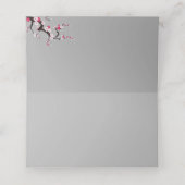 さくらんぼブラッサムピンクホワイトフローラ座席表 プレイスカード (内部開封)