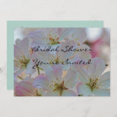 さくらんぼブラッサムブライダルシャワーの招待 招待状 (正面/裏面)