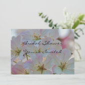 さくらんぼブラッサムブライダルシャワーの招待 招待状 (スタンド正面)