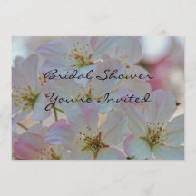 さくらんぼブラッサムブライダルシャワーの招待