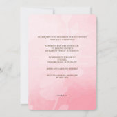 さくらんぼブラッサムブランチフォト招待状 招待状 (裏面)