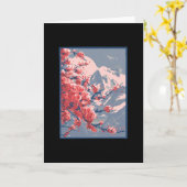 さくらんぼブラッズマウンテン カード (黄色い花)