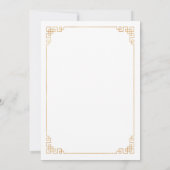 さくらんぼブラ日本のッサムシャワーの招待 招待状 (裏面)