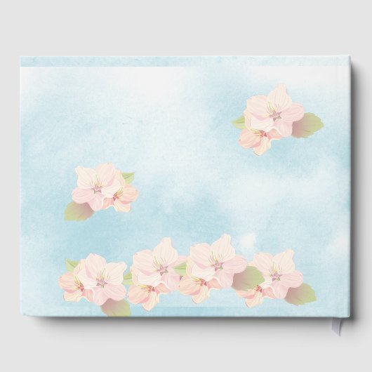 さくらんぼブルーウォーター結婚カラーズゲストブック ゲストブック (裏面)