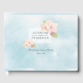 さくらんぼブルーウォーター結婚カラーズゲストブック ゲストブック (正面)