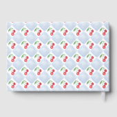 さくらんぼブルーボウベビーシャワー ゲストブック (裏面)