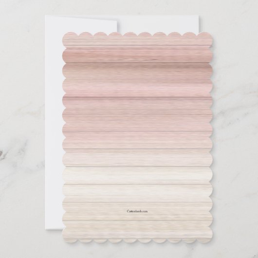 さくらんぼブルームズオンウッド招待状 招待状 (裏面)